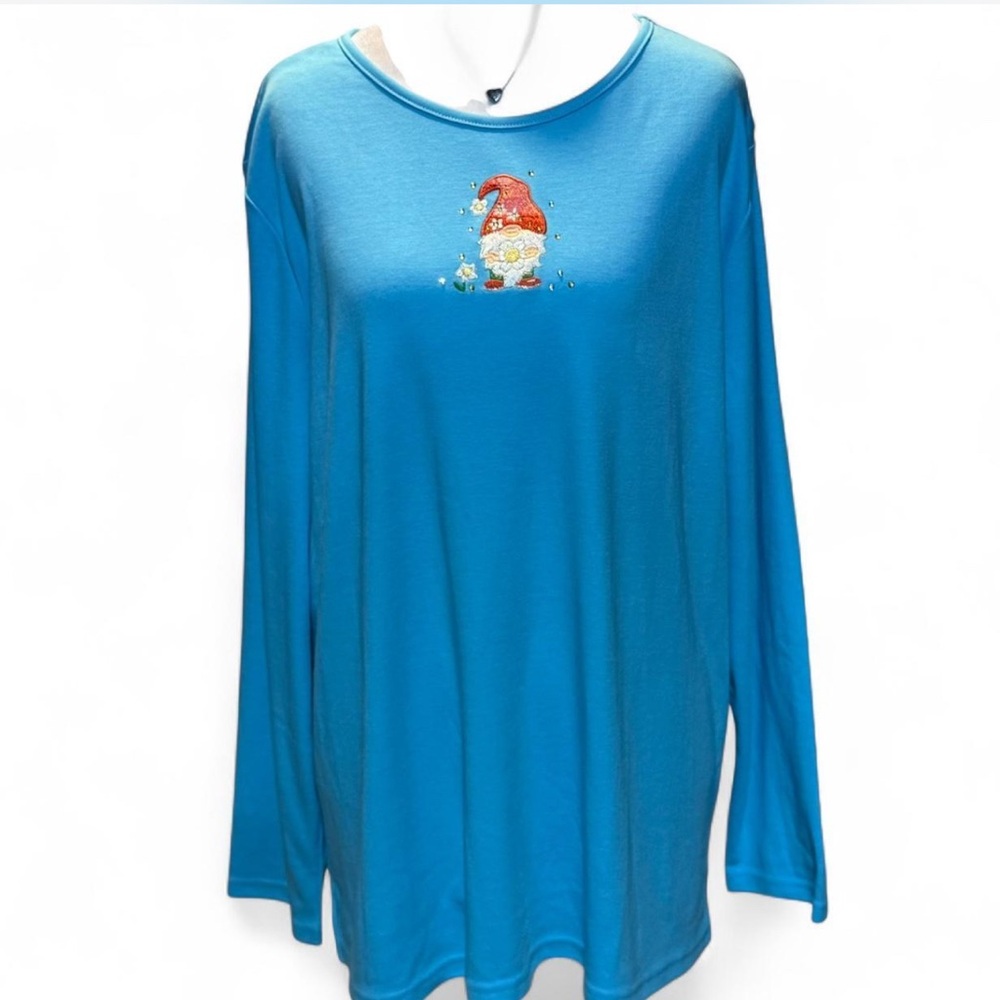 Quackery Factory Long Sleeve Gnome Tunic Sz XL P-P24” L-28”